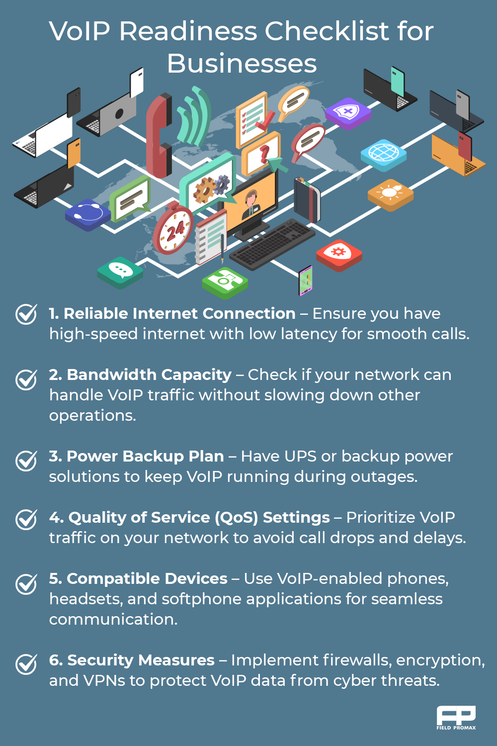 VoIP readiness checklist for businesses